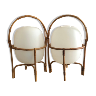 Bedside lamps style Cestita lamp by Miguel Mila