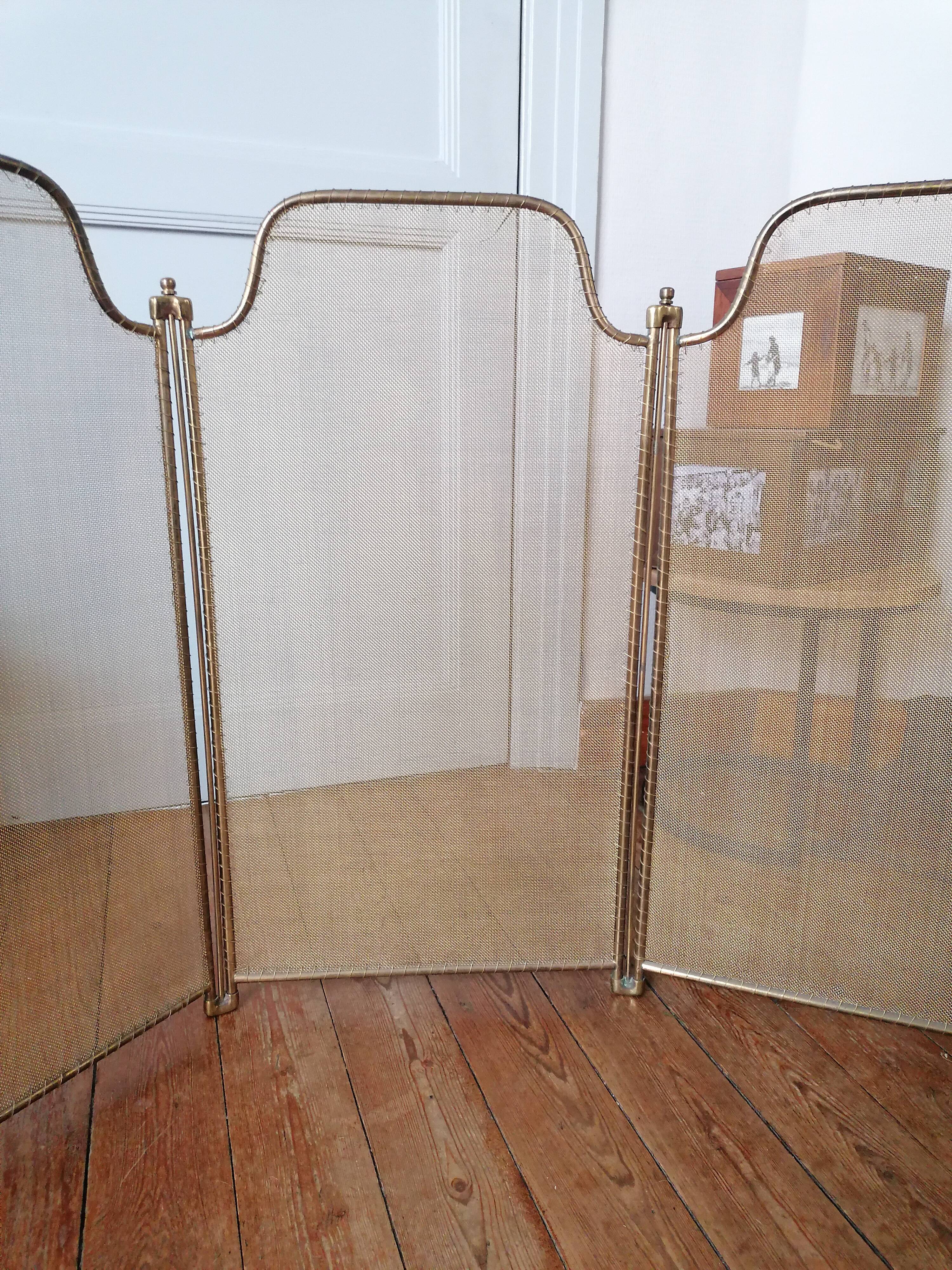 Fire screen 65 x 140 cm