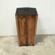Matte black curved trunk