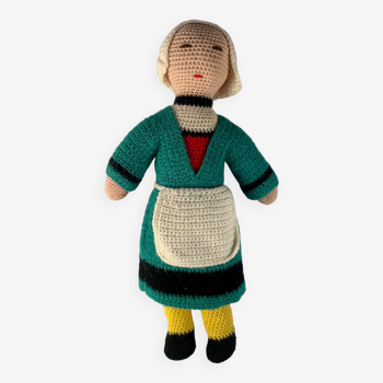Snipe knitting doll