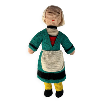 Snipe knitting doll