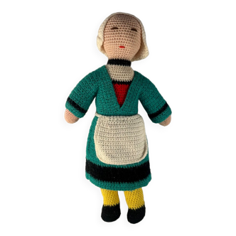 Bécassine poupée tricot