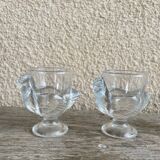 5 chicken-shaped egg cups