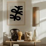 Abstract lines giclee print, 50x70cm