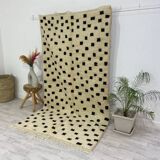 Handmade wool berber rug 276 x 157 cm