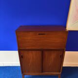 Bar furniture from the 60s Scandinavian in exotic teak vintage design