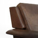 Canapé 2 places vintage moderne en cuir marron 3330 par Arne Vodder pour Fritz Hansen