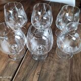 Set of 6 XXL crystal tasting wine glasses