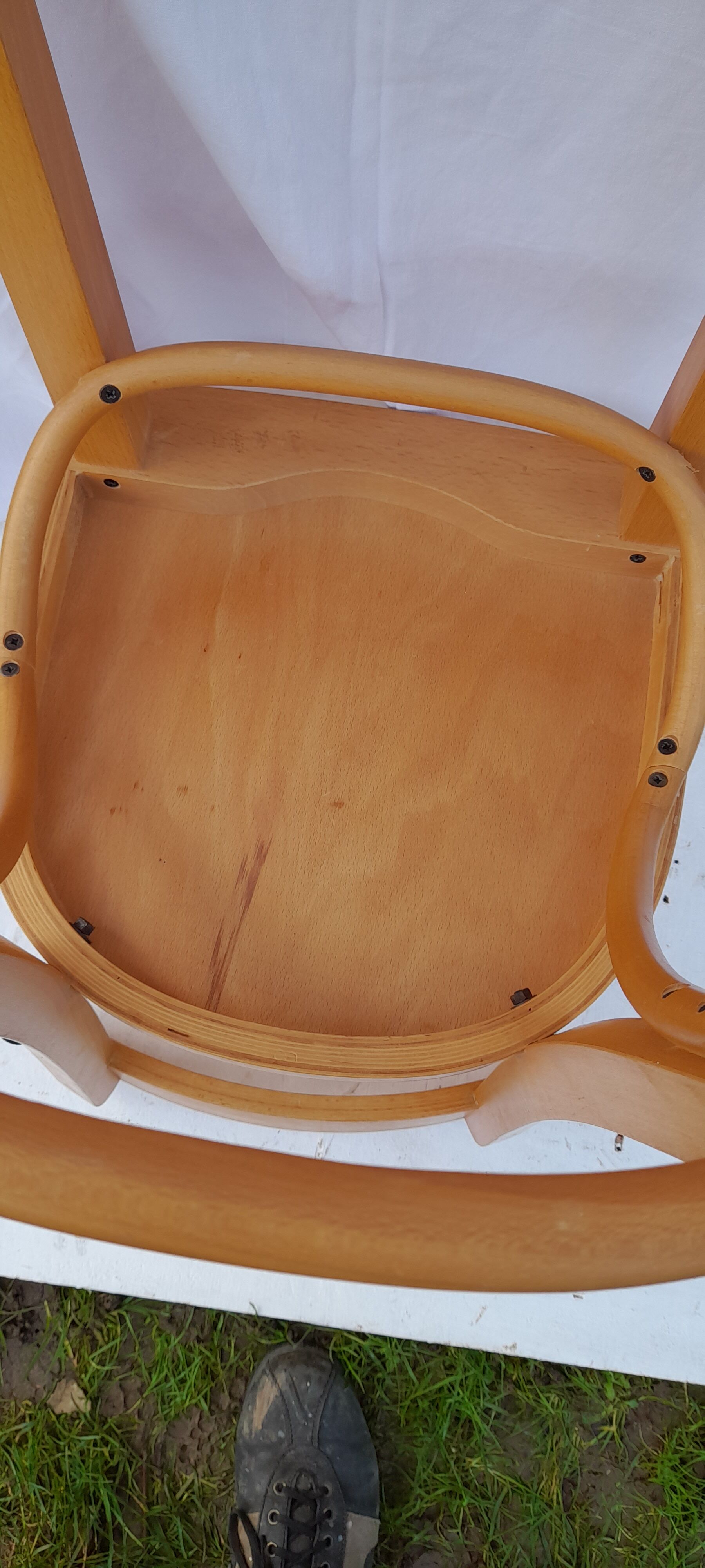 2 chaises bistrot de bar H 103,5 cm