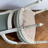 Painted wooden armchair / Louis XVI style / Good condition
