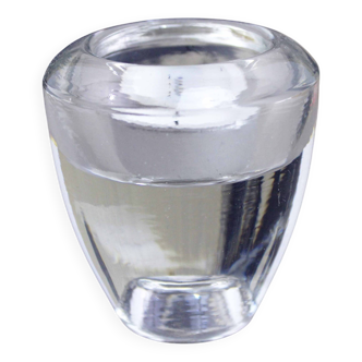 Reversible glass candle holder 1980