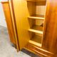 Scandinavian teak cabinet 4 doors 2+1 drawers wardrobe 1960