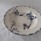 Assiette faience ancienne H B & Cie choisy le roy modèle Oxford décor oiseau  bleu