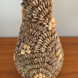 vase 60s, shells glued