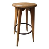 Beech bar stool from the 50s Editions STELLA