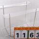Plexiglass Storage rack with metal accents, 1970