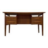 Bureau en teck par Gunner Nielsen pour Tibergaard, années 1960.