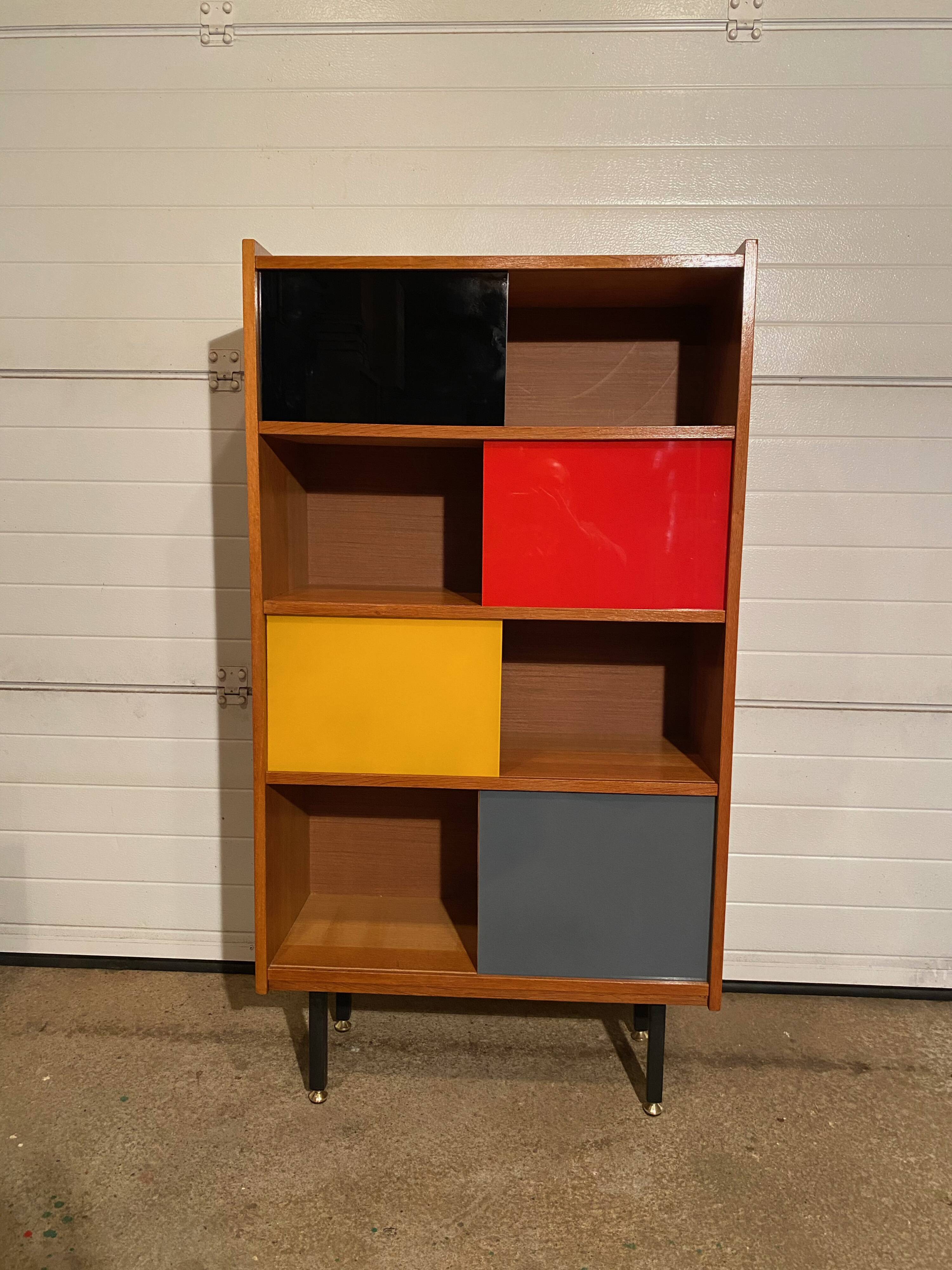 Bibliothèque/vitrine vintage