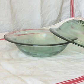 Two thick glass plates