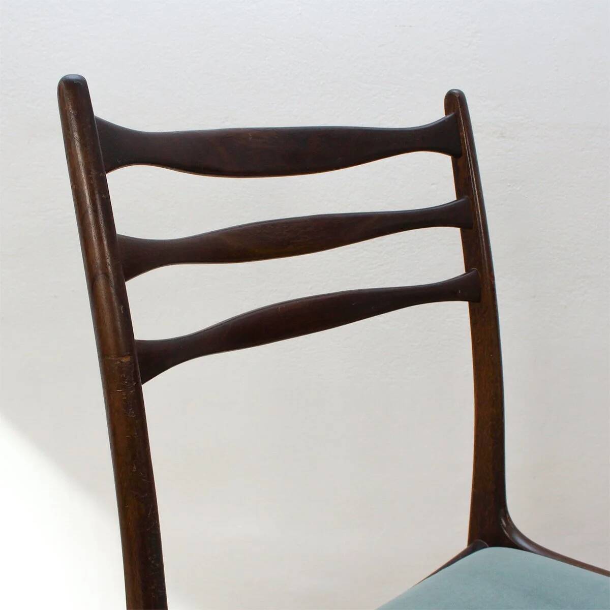 Ensemble de 2 chaises en bois de Wiesner-Hager.