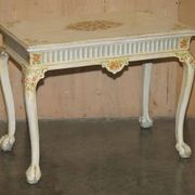 Bureau style géorgien victorien peint à la main circa 1860