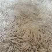 Large vintage carpet 100% pure wool Flokati with long pile from the 60s-70s.