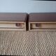 Paire de chevets suspendus scandinaves années 70