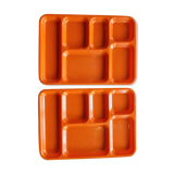 Set of 2 meal trays