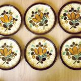 Set of 6 plates vintage Villeroy and Boch