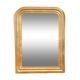 Miroir ancien Louis Philippe doré feuille d’or - 71x53cm