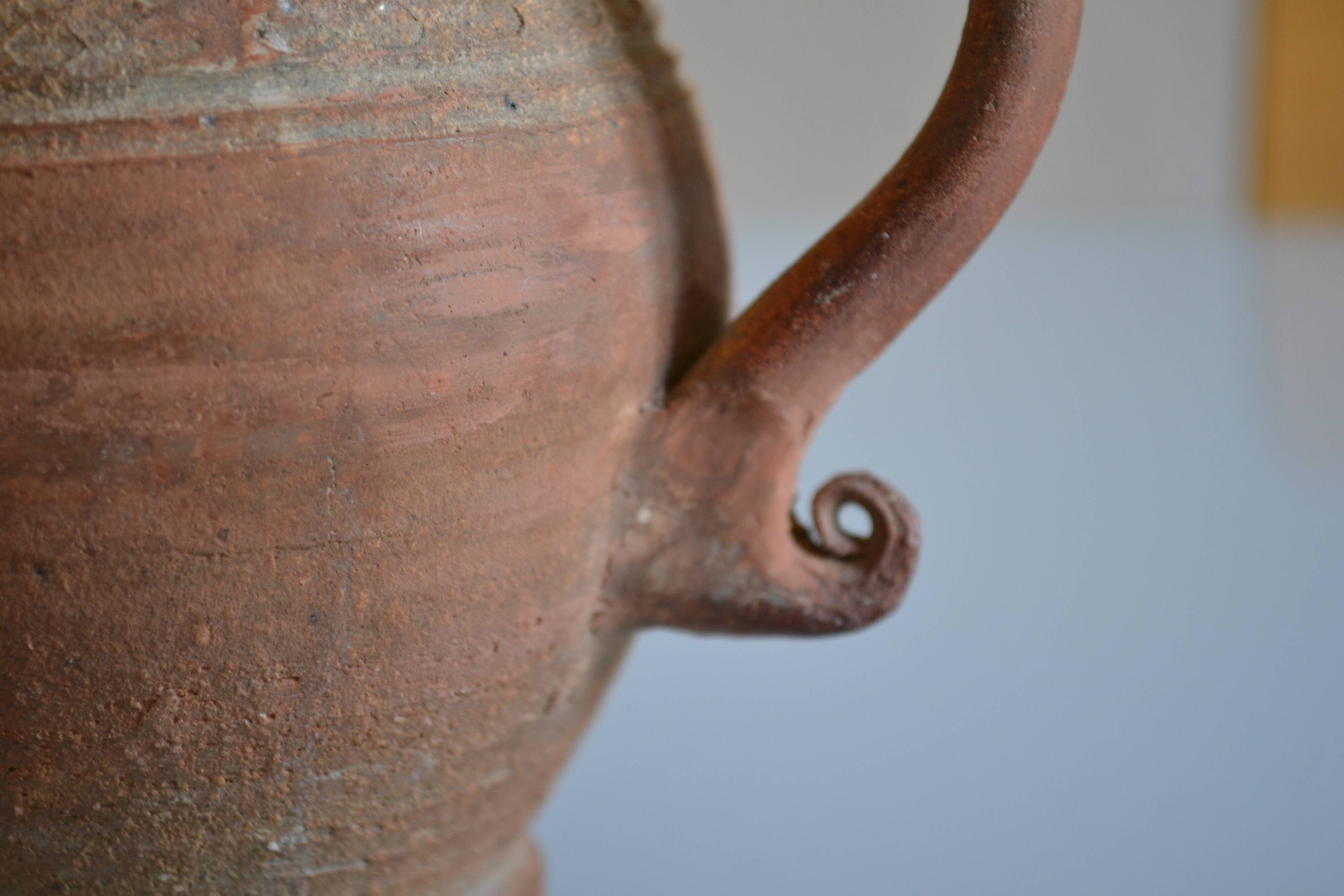 Old terracotta pitcher France