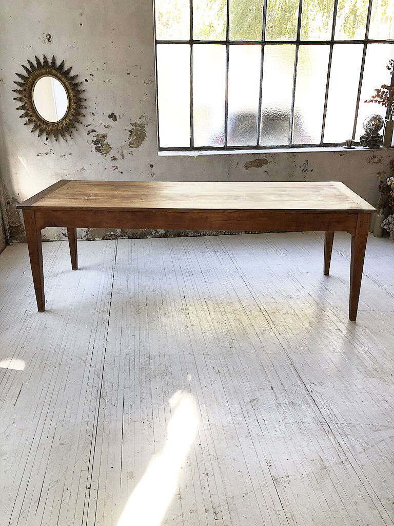 Oak farm table 2m20