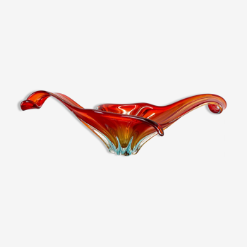 Centre de table shell element Murano italie 1970