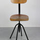Pair of  swivel chairs industrial black, 1960s