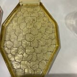 Set of 2 glass trays