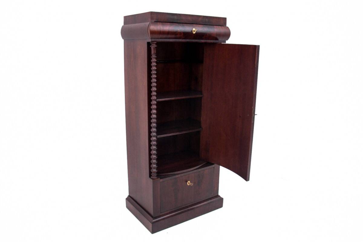 Mahogany cabinet, Northern Europe, circa 1860.