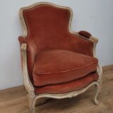Louis XV style shepherdess armchair