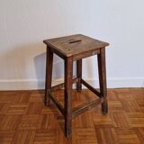 Wooden workshop stool