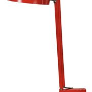 Lampe de table réglable vintage rouge, années 1970