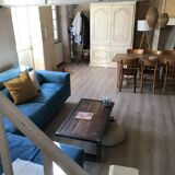 Wood and metal coffee table (artisan carpenter)