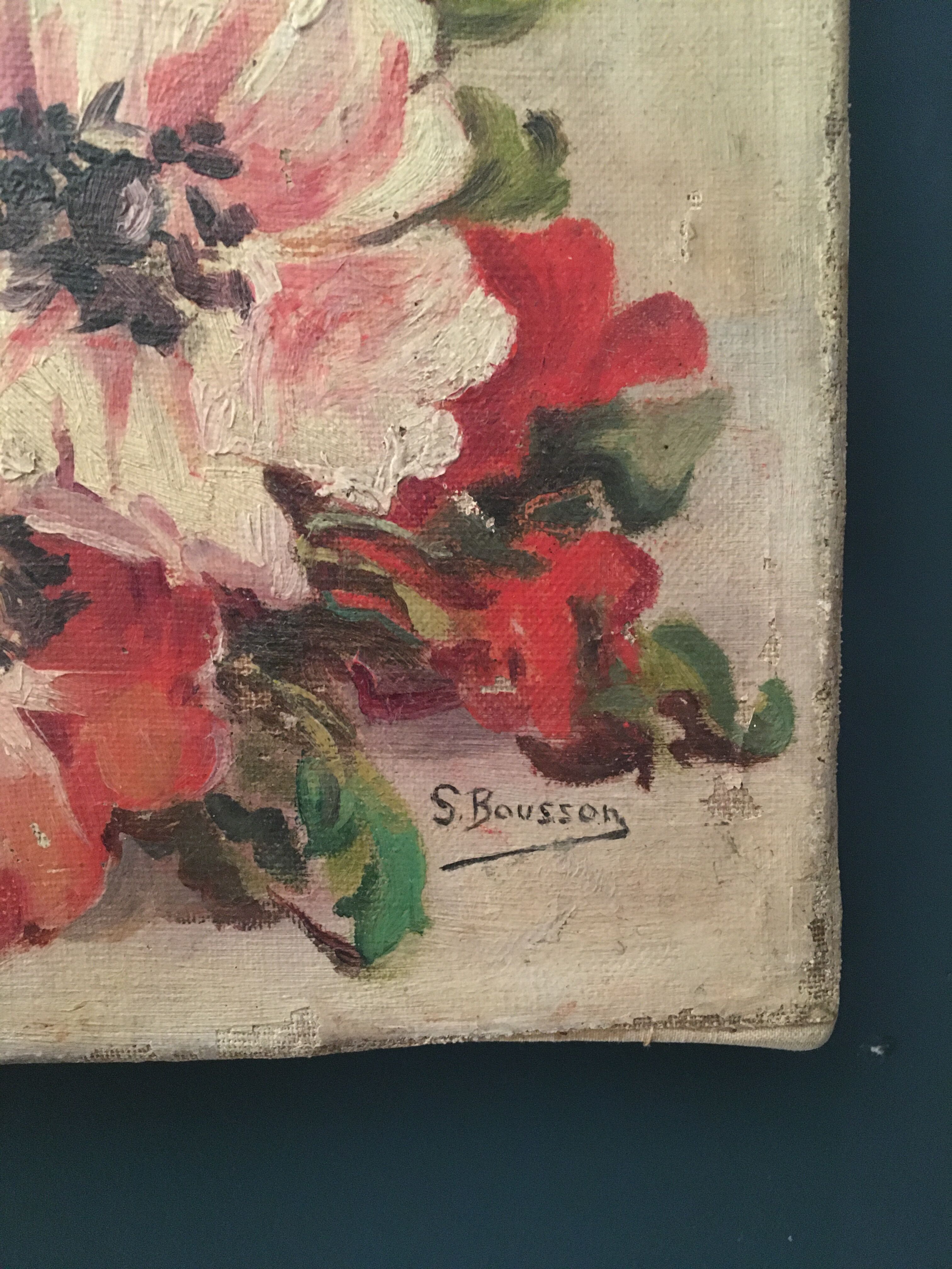 Oil on canvas signed
