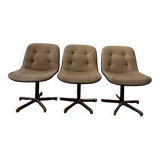 3 Pollock armchairs for Strafor
