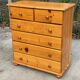 Commode 6 tiroirs en pin massif