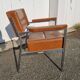 Fauteuil Skaï années 60, M.Baughman