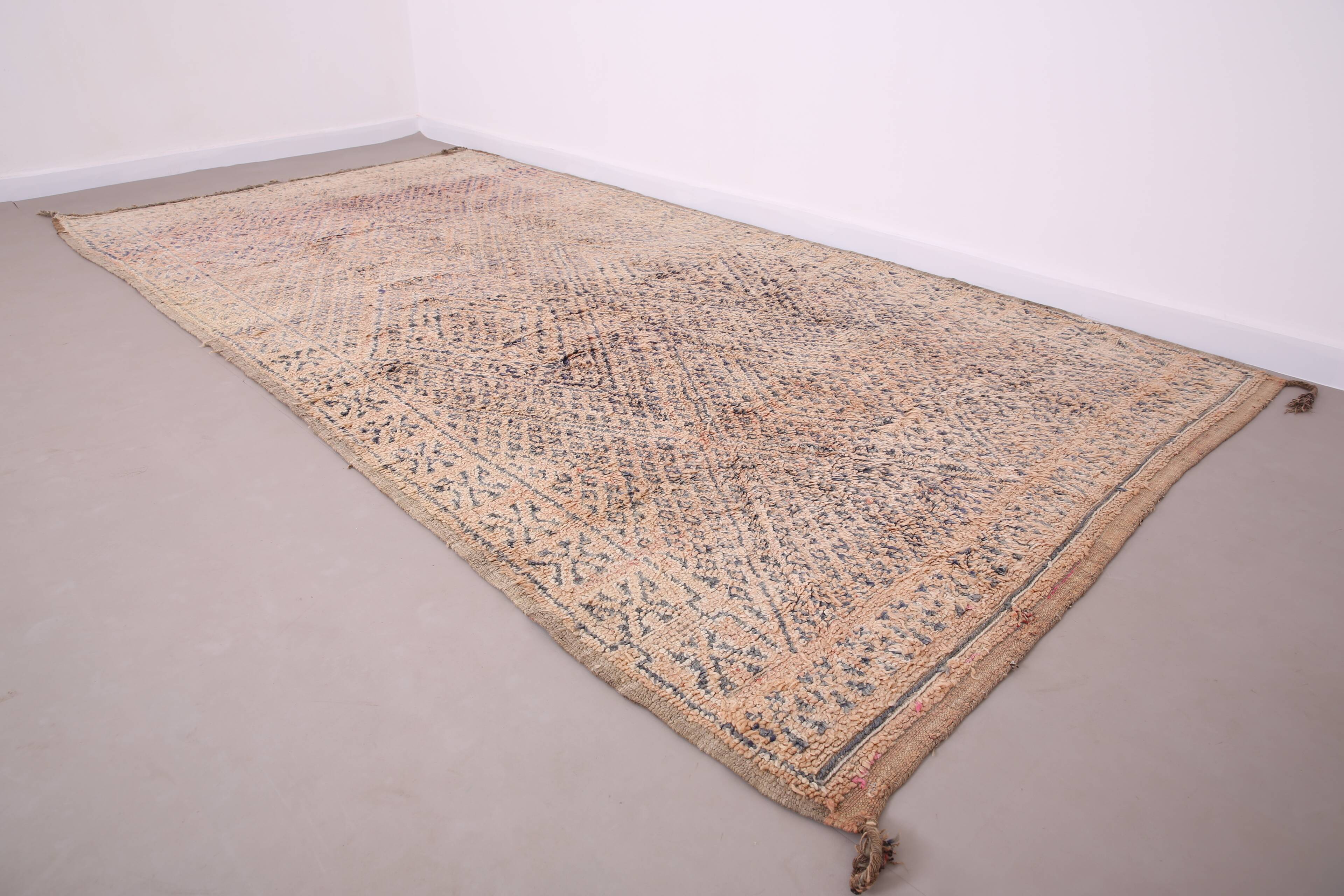 Vintage Beni Mguild Rug 196 CM X 383 CM - tapis marocain berbere - moroccan rug