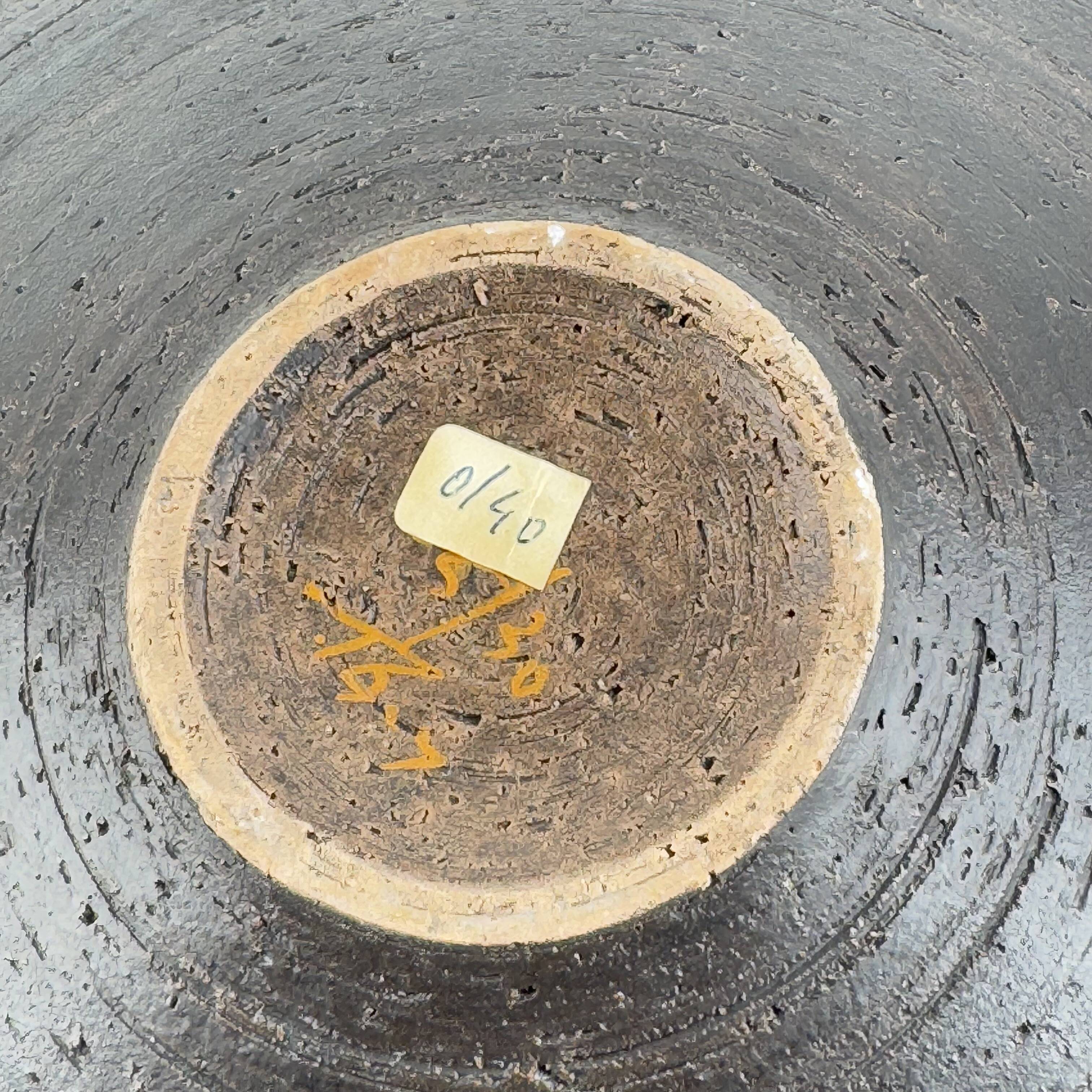 Aldo Londi for Bitossi, Large Centrepiece Bowl, Rimini Blue Series, 1970s