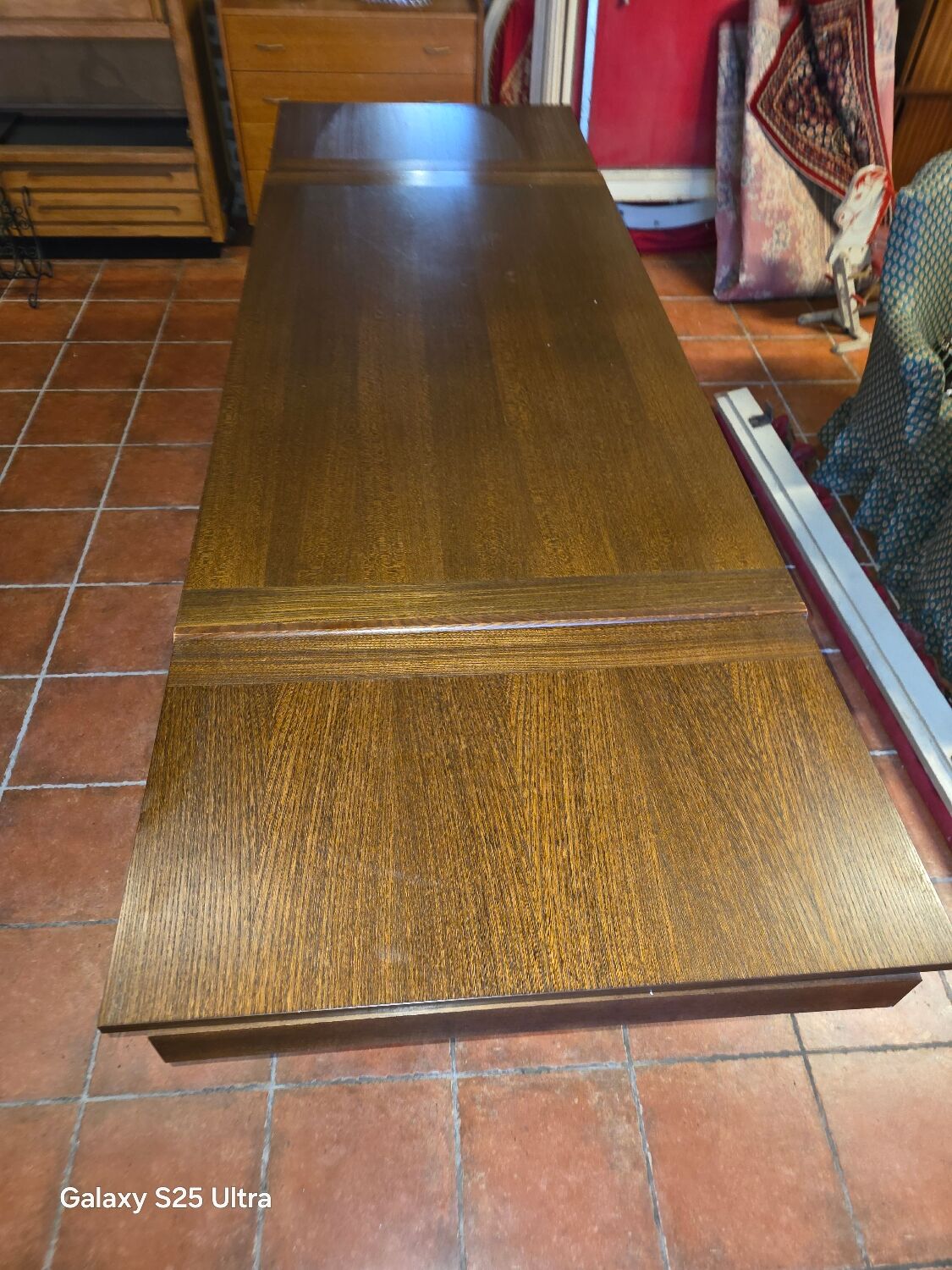 Scandinavian extendable oak table from the 1960s.