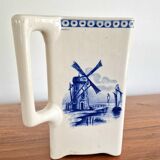 Pichet ancien en faïence fine Villeroy et Boch XIX ème siècle