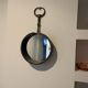 Miroir brutaliste en fer forgé