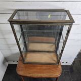 Old 19th century brass shop window
